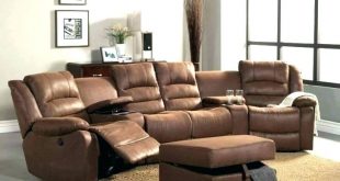 leather sectional sofa with recliner u2013 house of design