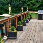DIY Party Deck Decor | Create a inviting party ambiance with TIKI Brand  torches. #summer #deck #entertaining
