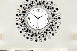 Modern Classic Living Room Diamond Decorative Wall Clock