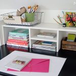 Top desk storage from Reader Space: A Charming Place to Create