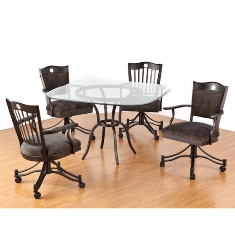 Dining Chairs With Casters - Visual Hunt