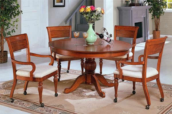Impressing Fancy Dining Chairs With Wheels Room On Casters At For