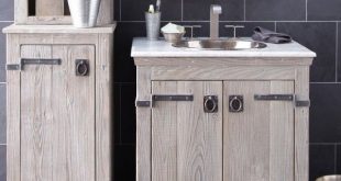 furniture creative distressed wood bathroom vanities using rustic
