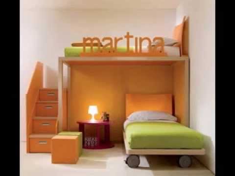 DIY kids bedroom design decorating ideas for small rooms - YouTube