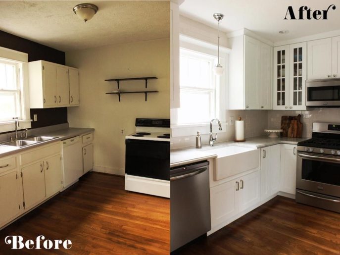 Kitchen Remodel Ideas For Small Property Diy Before After Pictures