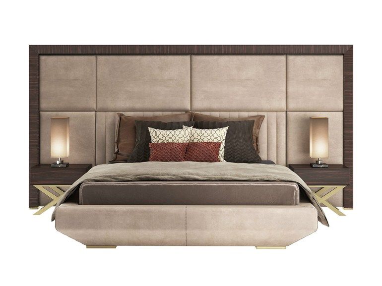Double bed with high headboard KIMERA - Capital Collection by