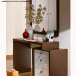 Latest luxury dressing table designs with mirror for bedroom