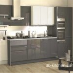 High Gloss Acrylic Grey Custom Modern Kitchen Cabinet for Prime