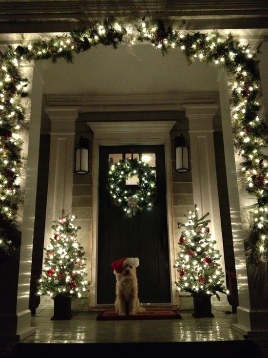 A Whole Bunch Of Christmas Porch Decorating Ideas - Christmas