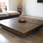 Coffee Table. oversized coffee table: exciting brown square vintage