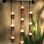 Metal Wall Sconces For Candles Large Wall Sconces Large Metal Wall