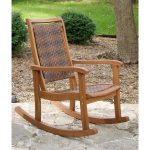 Outdoor Interiors Eucalyptus Rocking Chair | Woven Rocking Chair