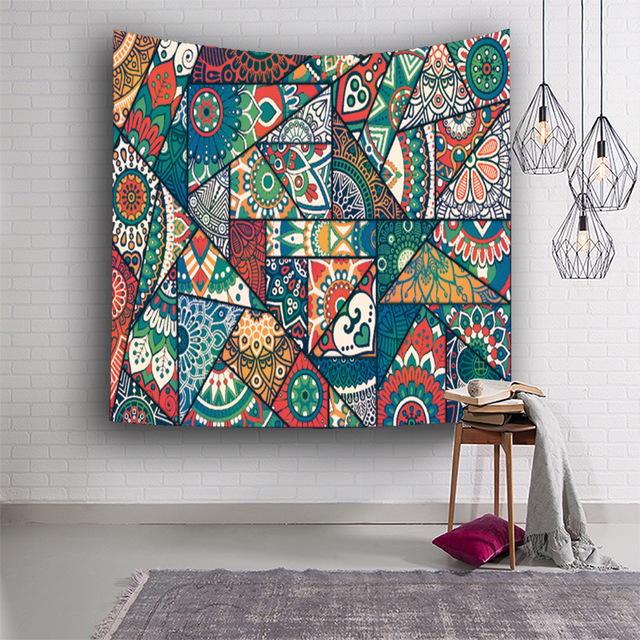 DHD Modern Mandala Tapestry Wall Hanging Rectangle Wall Hanging