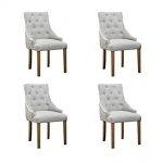 Amazon.com - Huisenus Padding Dining Chair with Arm Rest Set of 4