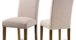 Amazon.com - Merax PP036415 Fabric Upholstered Dining Chairs Set of