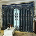 Luxury European Style Fancy Blackout Fabric Living Room Curtains