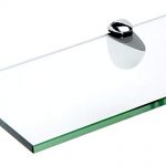 Amazon.com: Floating Glass Bathroom Shelf Finish: Chrome, Size: 30