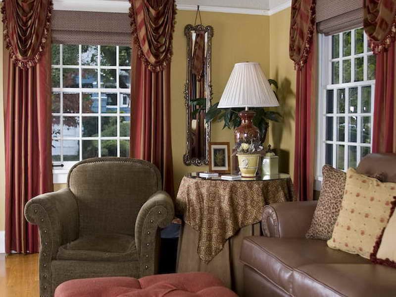 Perfect Living Room Country Curtains Designs with Curtains Country