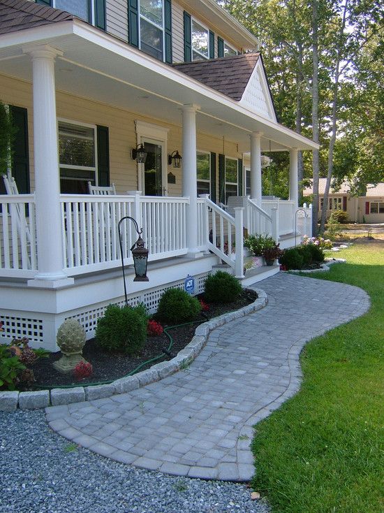 Traditional Exterior Front Porch Design, Pictures, Remodel, Decor