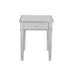 Amazon.com: Glass End Table with Storage - End Table with Wood Frame