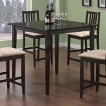 Elegant High Kitchen Table And Chairs Tall Kitchen Table Sets