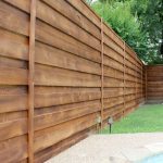 The Backyard} A New Horizontal Fence | hi Sugarplum!