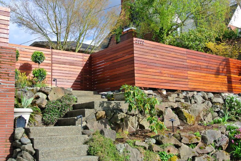 How A Horizontal Wood Fence Can Impact The Landscape And Décor Around It