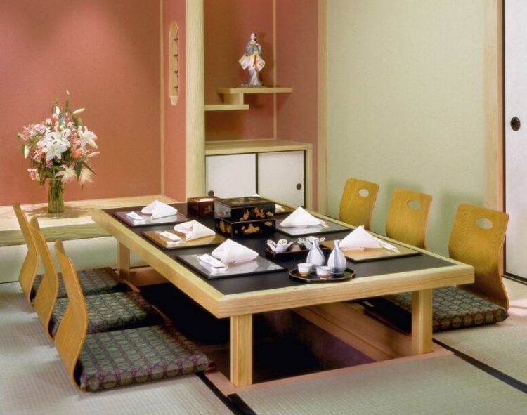 20 Trendy Japanese Dining Table Designs | Dining Room Design
