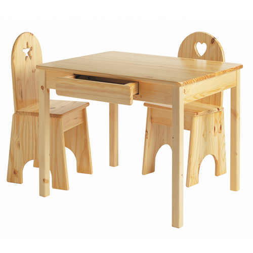 Kids Wooden Table & Chairs Set | Children