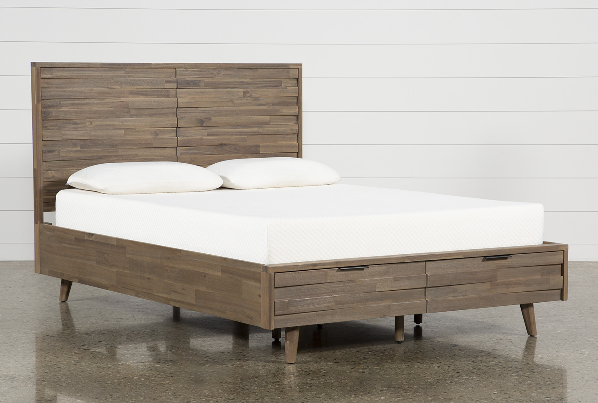 Caleb California King Platform Bed With Storage | Living Spaces