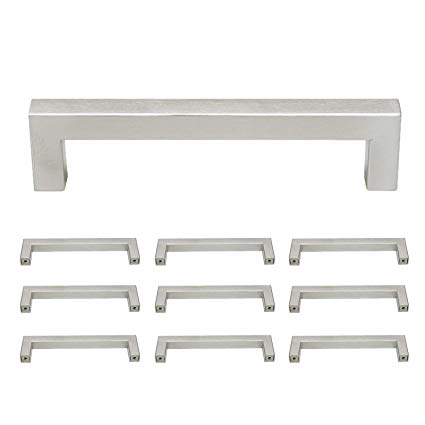 Probrico Square Kitchen Cupboard Handles And Pulls 5 inch Holes