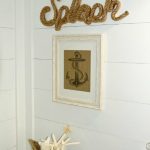 Nautical Beach Bathroom with Shiplap Walls | Nautical Decor Ideas
