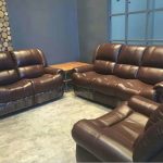 Living room sofa modern sofa set recliner sofa with Top grain