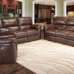 Parker Living Hitchcock Cigar Brown Leather Reclining Sofa Set MHIT