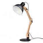 Amazon.com: Tomons Swing Arm LED Desk Lamp, Wood Designer Table Lamp