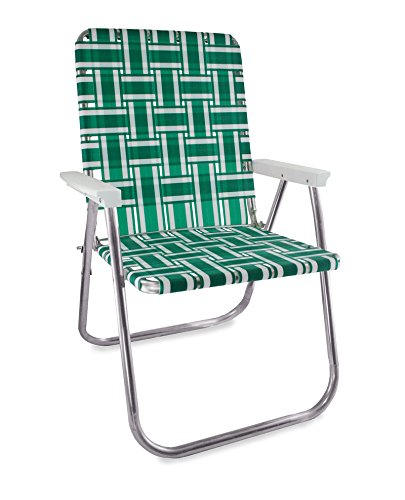 Amazon.com : Lawn Chair USA Aluminum Webbed Chair (Deluxe, Green and