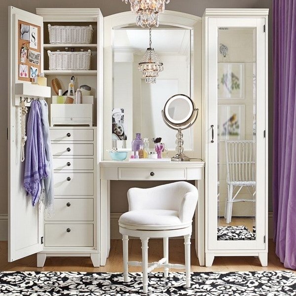 Makeup Table With Mirror And Chair - Ideas on Foter