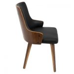 Stella Mid Century Modern Dining Chair - Black (Set Of 2) Lumisource