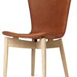 Mater Shell Mid Century Modern Dining Chair Leather - Midcentury