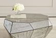 Dimensional Antiqued-Mirror Coffee Table | Neiman Marcus