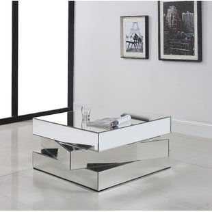 Square Mirrored Coffee Tables You'll Love | Wayfair