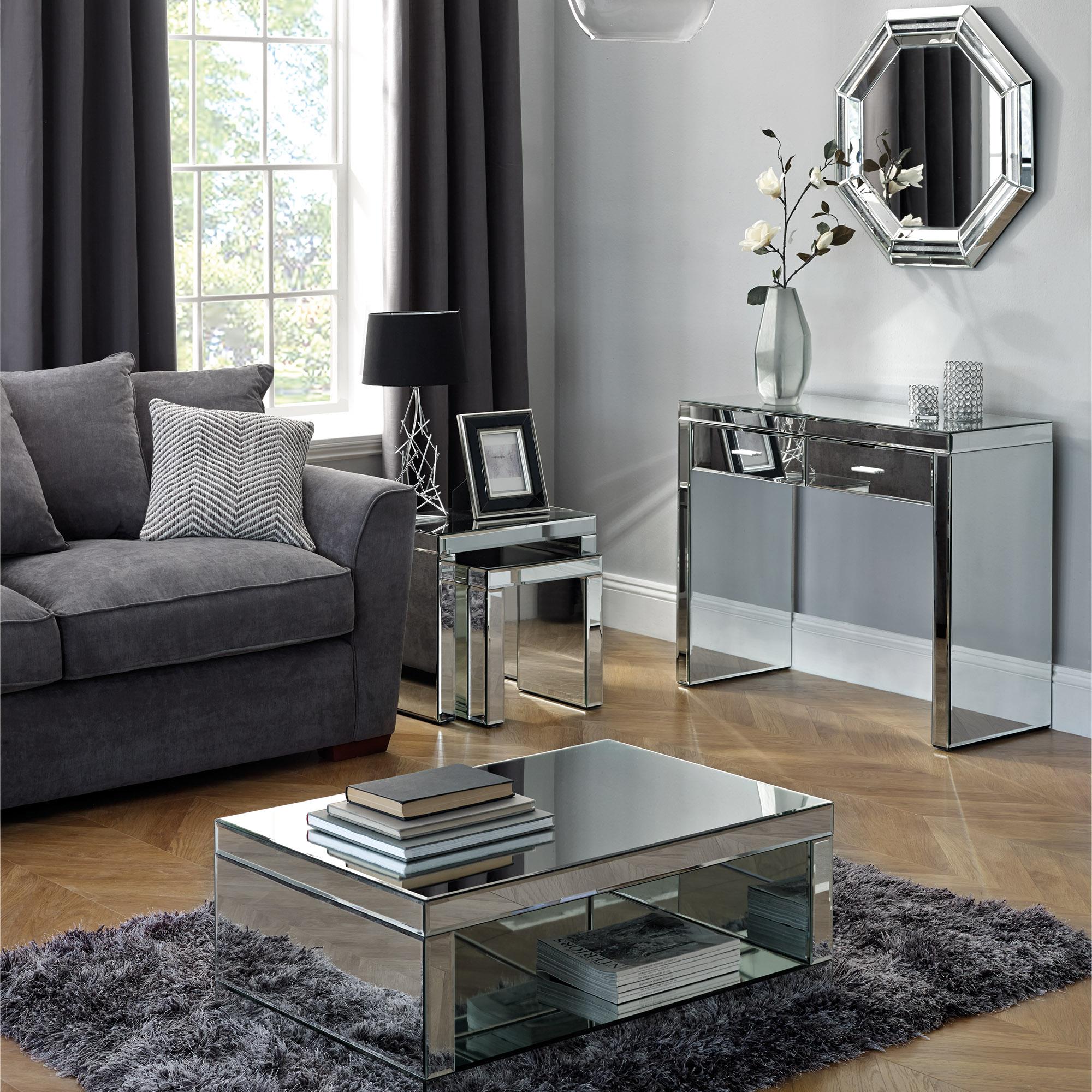 Venetian Mirrored Living Room Collection | Dunelm