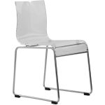 LeisureMod Lima Modern Acrylic Dining Side Chair in Clear - Walmart.com