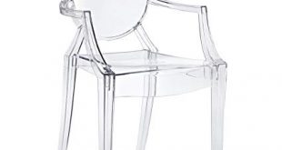 Amazon.com - Modway Casper Modern Acrylic Dining Armchair in Clear