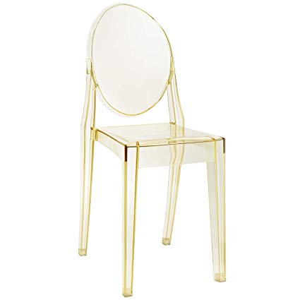 Amazon.com - Modway Casper Modern Acrylic Dining Side Chair in