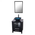 Eclife 24'' Modern Bathroom Vanity And Sink Combo Stand Cabinet and