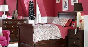 Ivy League Cherry 6 Pc Full Sleigh Bedroom | Girls Room | Girls