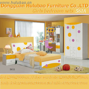 561A, China Modern kids bedroom furniture sets for boys and girls