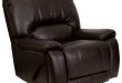 Flash Furniture OverStuffed Brown Leather Lever Rocker Recliner