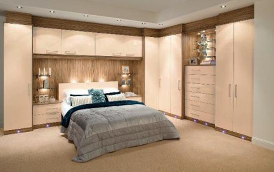 Space Saving Fitted Bedroom Furniture for Storage Creating Compact